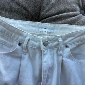 Grey Lab Classic White Jeans